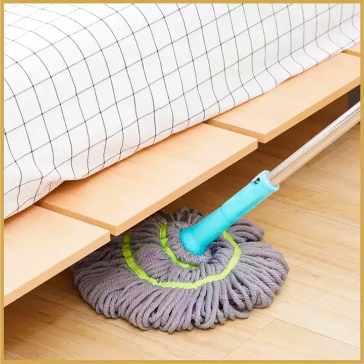Extendable 90CM Twist Mop – 2-in-1 Rotatable Adjustable Floor Mop