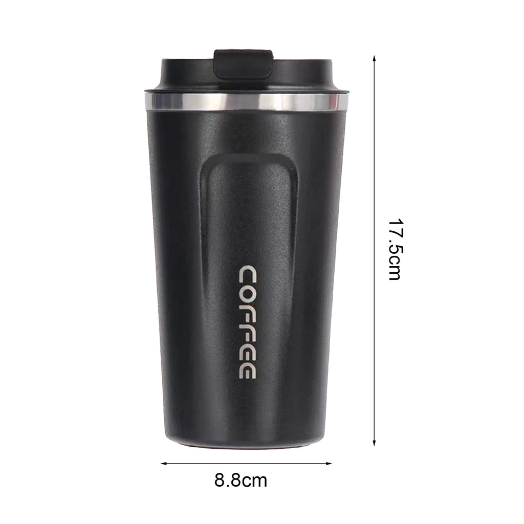 510ml Large-capacity Coffee Cup Keep Heat Stainless Steel Double-layer