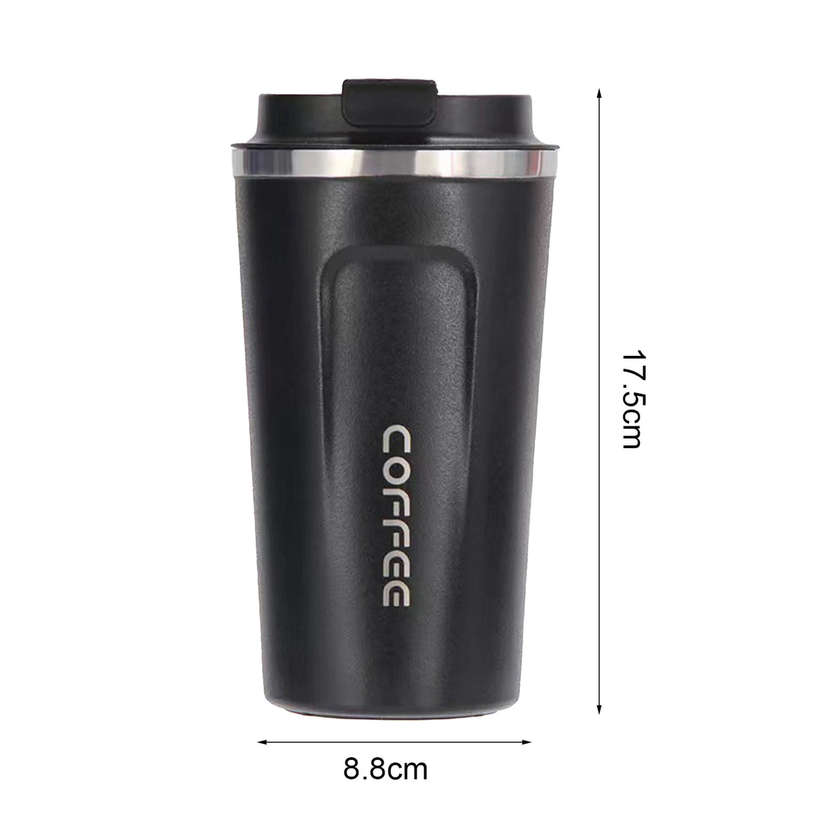 510ml Large-capacity Coffee Cup Keep Heat Stainless Steel Double-layer