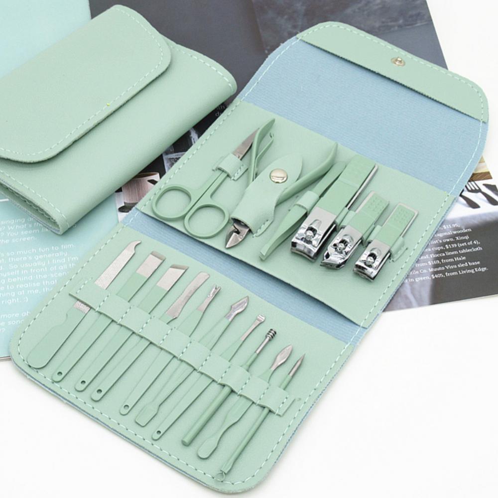 16 in 1 Nail kit Manicure Cutters Nail Clipper Set Household
