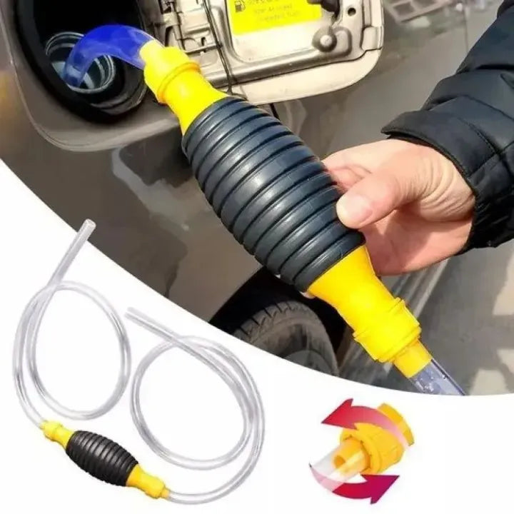 High Flow Siphon Hand Pump Portable Manual Fuel Transfer Pump
