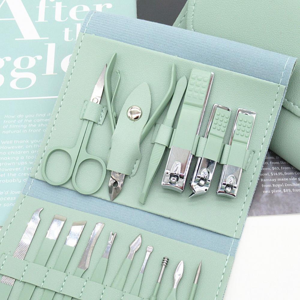 16 in 1 Nail kit Manicure Cutters Nail Clipper Set Household