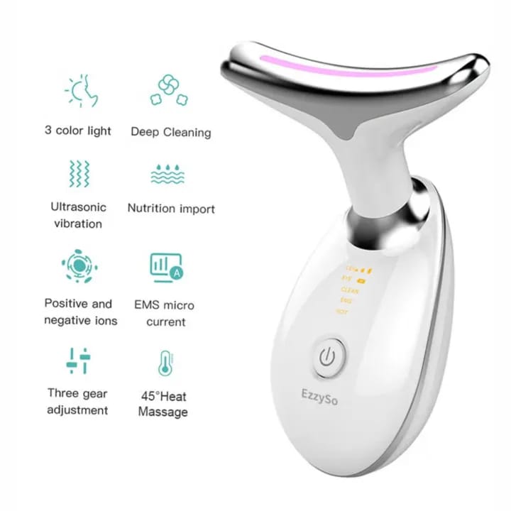 Neck Lifting And Tightening Massager EMS Microcurrent Face And Neck