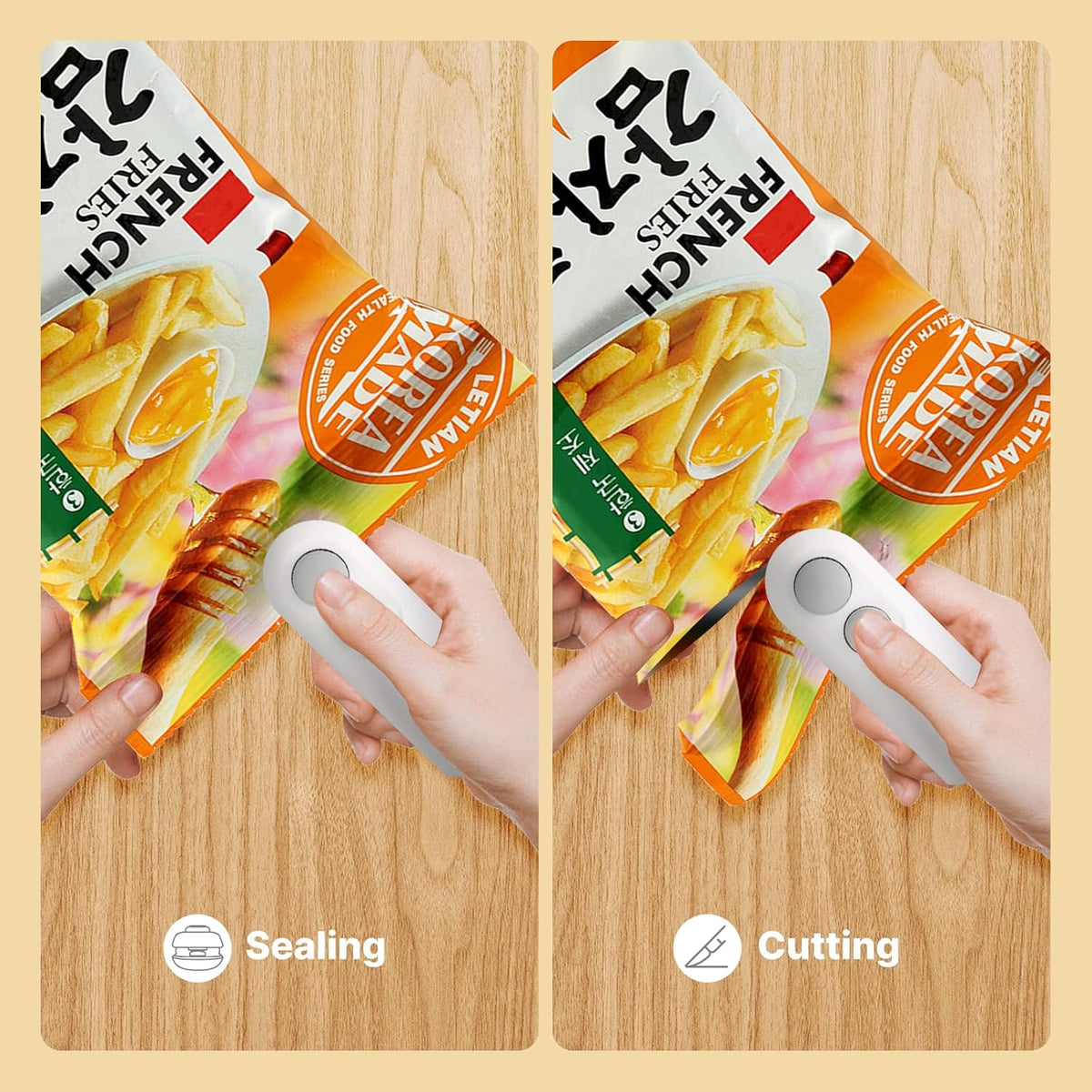 Heat Sealing Machine 2 in 1 Cutting and Sealer