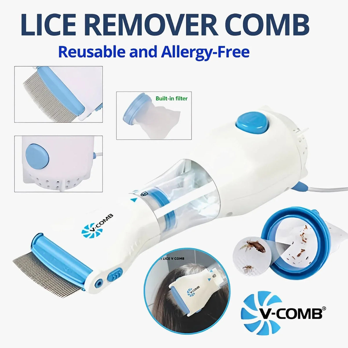 V-COMB Anti-lice Chemical Free Head Lice
