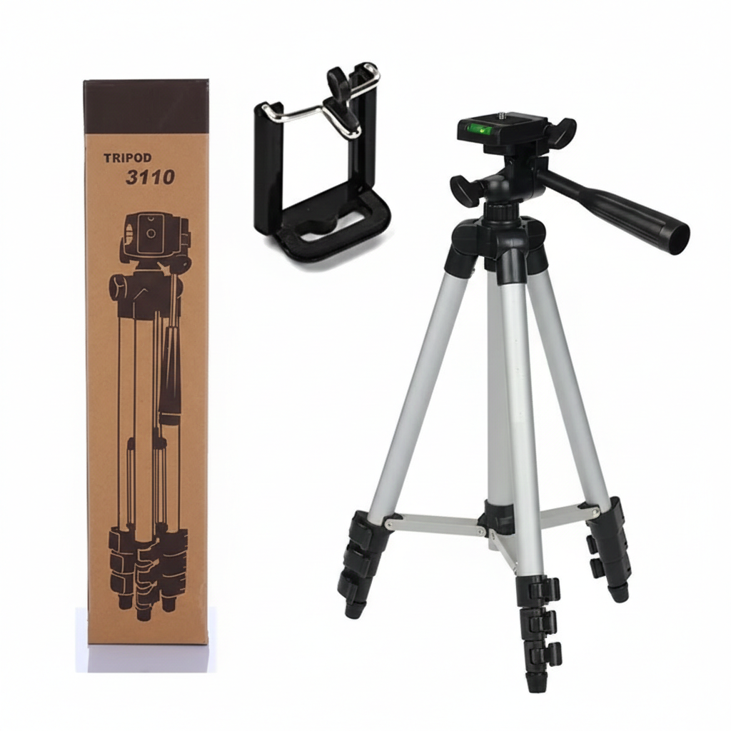 Tripod 3110 Portable Adjustable Aluminium Lightweight Camera Stand Tripod