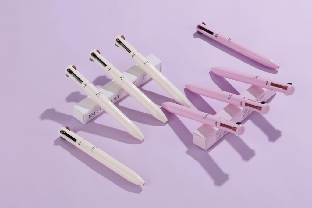 Multi-effect 4 In 1 Eyeliner Eyebrow Pencil Contour Pen Long Lasting Waterproof for girls