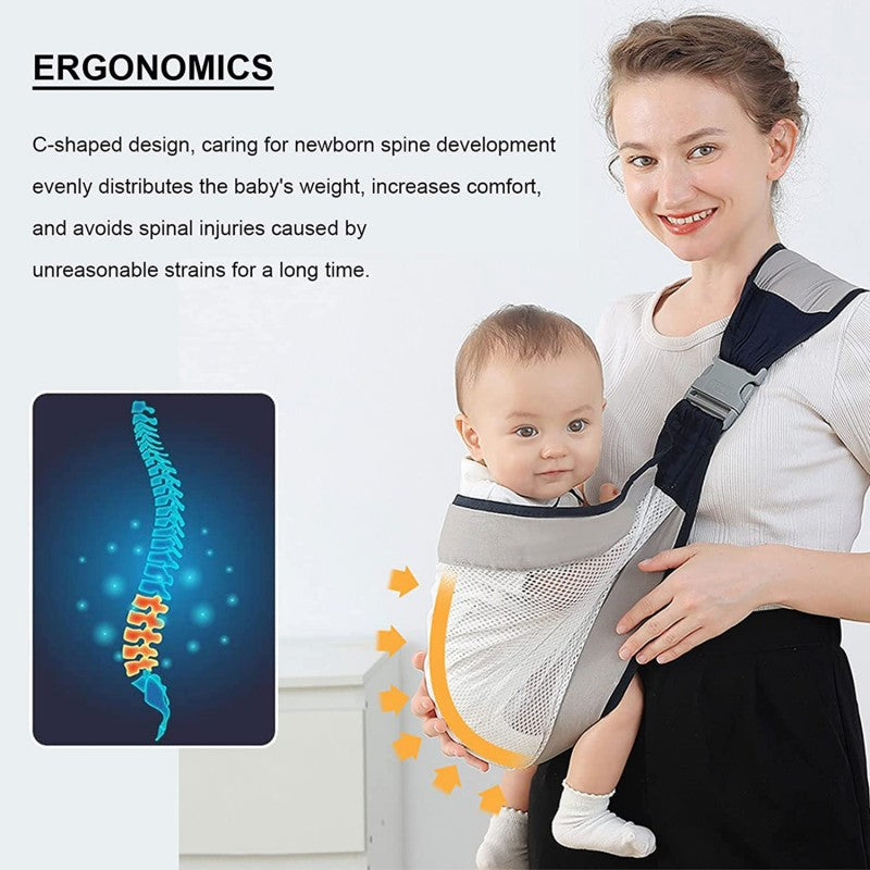 Baby Carrier, Ergonomic Baby Strap one Shoulder