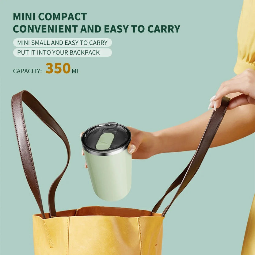 350ml Stainless Steel Automatic Self Stirring Mug Coffee