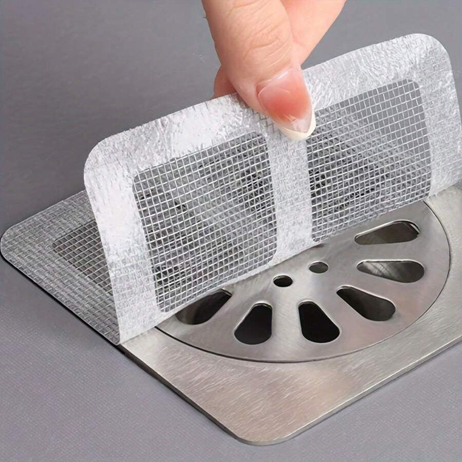40 Pcs Multifunctional Net Sticker Drainer Net For Bathroom - Kitchen Etc