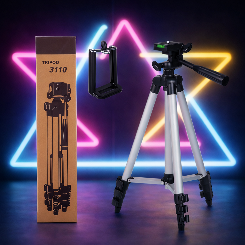 Tripod 3110 Portable Adjustable Aluminium Lightweight Camera Stand Tripod