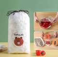 100 PCS Disposable Food Cover Plastic Bags