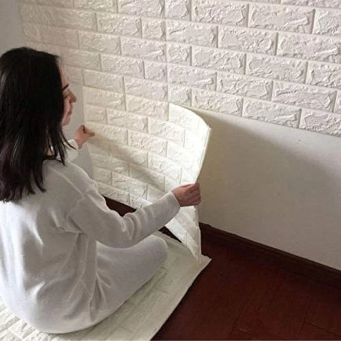 2Pcs--Waterproof Wall Sheet 70×77cm – Self-Adhesive Wallpaper for Room & Office Décor