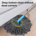 Extendable 90CM Twist Mop – 2-in-1 Rotatable Adjustable Floor Mop