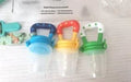 pack of 3 -- Baby Solid Baby Fruit Pacifier Fresh Fruit Feeder Infant Teething