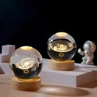 3D Galaxy Crystal Ball Night Light